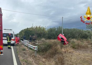 Incidente stradale tra Riola Sardo e Narbolia, tre feriti