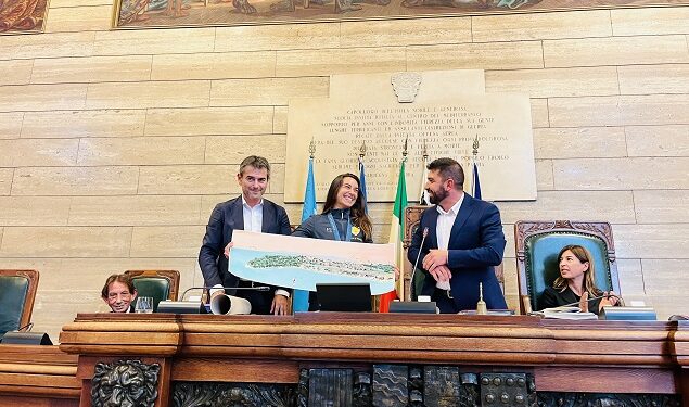 Il comune di Cagliari omaggia la campionessa olimpica Marta Maggetti