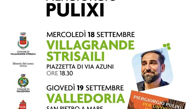 “Per un’ora d’amore”: il nuovo libro di Piergiorgio Pulixi a Villagrande Strisaili e Valledoria