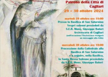 Mercoledì 30 ottobre ricorre la solennità di san Saturnino, patrono di Cagliari