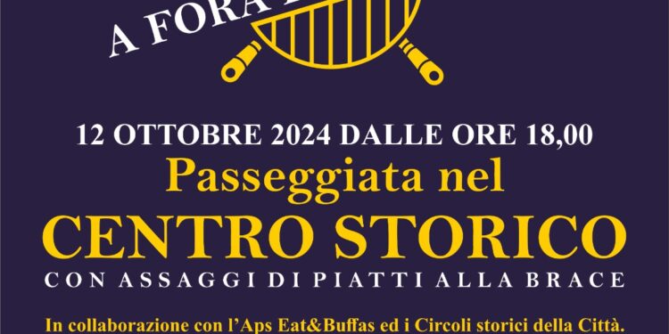 “A fora li brasgeri”; il centro storico di Sassari si rianima con l’arrostita diffusa