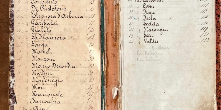 Quartu Sant’Elena: datato lo stradario dell’archivio storico