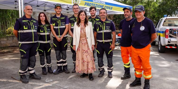 La presidente della Regione ha aperto la Settimana nazionale della Protezione civile in Sardegna