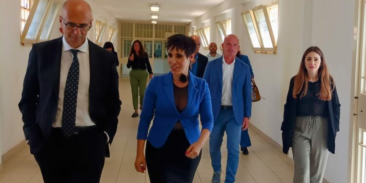 Questa mattina l’assessora regionale del Lavoro, Desirè Manca, ha visitato l’istituto penitenziario per minori di Quartucciu e la Casa circondariale di Uta