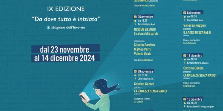 Dal 23 novembre al 14 dicembre va in scena il 9° “Dicembre letterario”