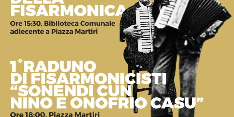 A Turri “Il battesimo della fisarmonica” e il primo raduno dei fisarmonicisti