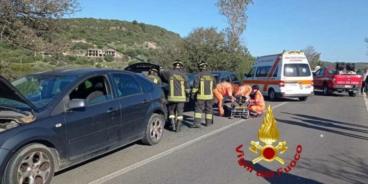 Alghero: tamponamento a catena sulla statale 127 bis, due persone in ospedale