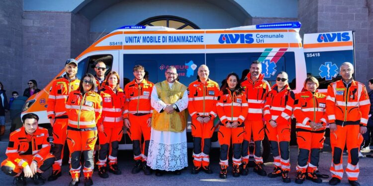 Uri: inaugurata la nuova ambulanza dell’Avis comunale