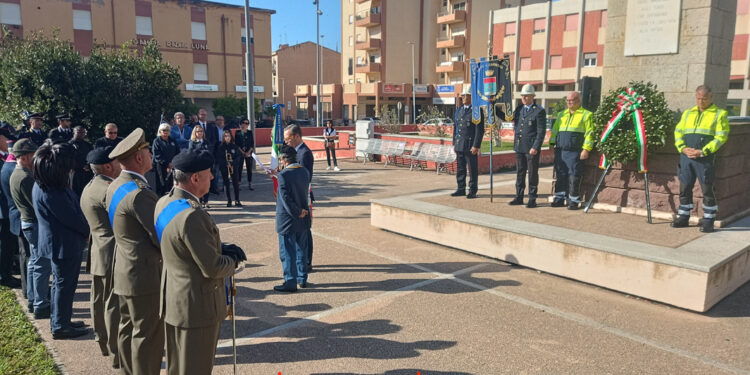 L’Amministrazione comunale di Carbonia oggi ha celebrato la Giornata dell’Unità nazionale e delle Forze armate