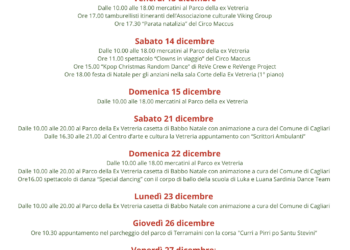 Pirri: il programma degli eventi natalizi