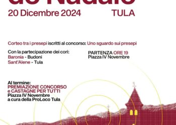 Tula: il 20 dicembre la quarta edizione di “Sònos de Nadale”