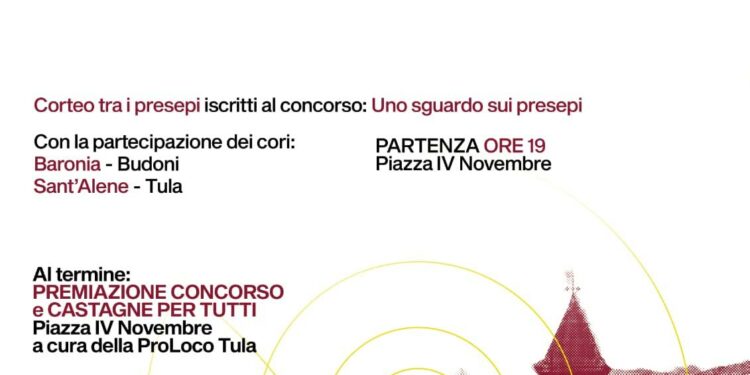 Tula: il 20 dicembre la quarta edizione di “Sònos de Nadale”