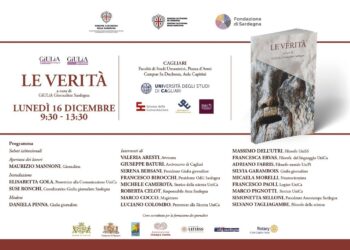 Il 16 dicembre Giulia giornaliste Sardegna presenta il libro “LE VERITÀ” nell’ambito dell’incontro dal titolo omonimo all’Università di Cagliari