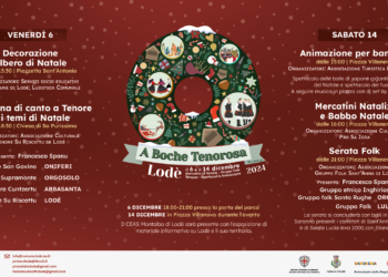 Lodè: il programma di “A Boche Tenorosa”