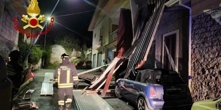 Maltempo nel Nuorese, gli interventi dei vigili del fuoco