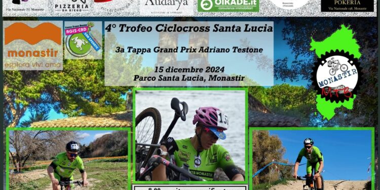 In 134 in sella a Monastir nel 4° Trofeo Ciclocross Santa Lucia