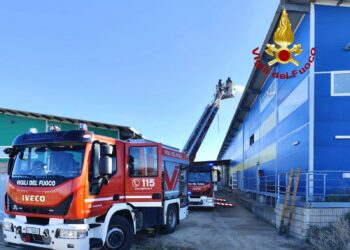 Questa mattina i vigili del fuoco sono intervenuti a Monastir, nella zona industriale Su Fraigu