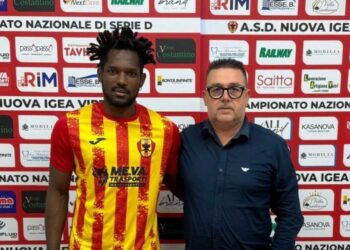 Jeffrey Imoh (ex Sassari Calcio Latte Dolce, Budoni e Bosa) è un nuovo calciatore dell’Igea Virtus (girone I serie D)