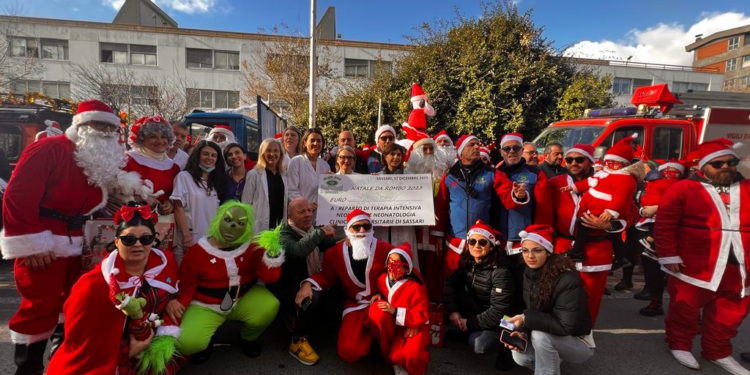 Un “Natale da rombo” per i piccoli pazienti della Chirurgia pediatrica e neonatale dell’Aou di Sassari