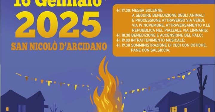 San Nicolò d’Arcidano festeggia Sant’Antonio Abate