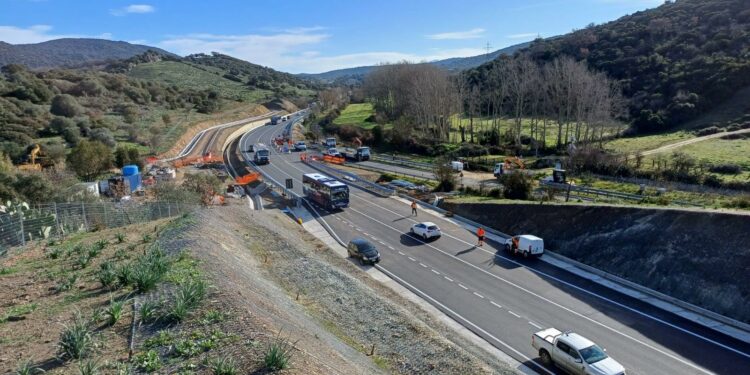 Orotelli: conclusa la prima parte dei lavori per la rettifica plano altimetrica del tracciato della “Trasversale Sarda”