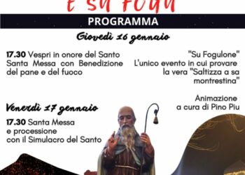 Montresta in festa per “Sant’Antoni e su fogu”