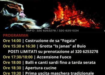 Sadali: il programma de “Is Foghidonis”