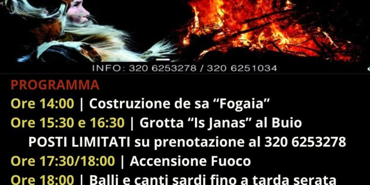 Sadali: il programma de “Is Foghidonis”
