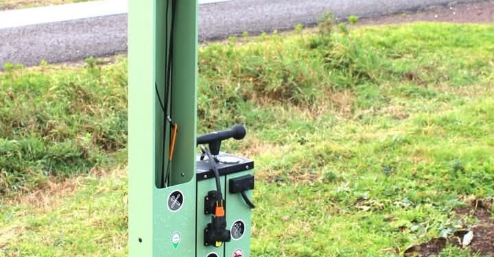 Cossoine: installata una nuova stazione di manutenzione e ricarica per e-bike all’ingresso dell’Area archeologica di Aidu-Corru ‘e Oe