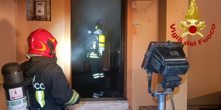 San Pasquale: a fuoco un’abitazione