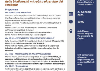 Sarà inaugurata giovedì 23 gennaio nel palazzo del Rettorato una mostra fotografica sulle collezioni microbiche di UniCA