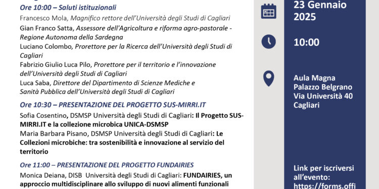 Sarà inaugurata giovedì 23 gennaio nel palazzo del Rettorato una mostra fotografica sulle collezioni microbiche di UniCA