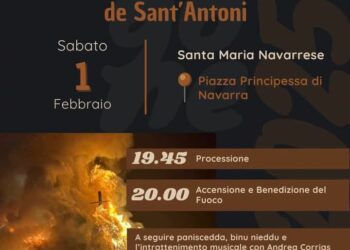 A Santa Maria Navarrese “Su Fogone de Sant’Antoni”