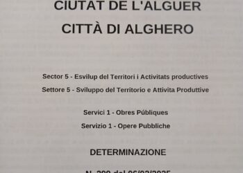 Gli atti del comune di Alghero da ieri sono intestati in catalano