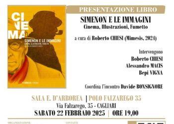 Sabato 22 febbraio, a Cagliari, si terrà la presentazione del libro “Simenon e le immagini. Cinema, Illustrazione, Fumetto”
