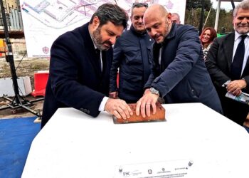 Sassari: posata la prima pietra del nuovo padiglione Materno-Infantile dell’ospedale di Sassari