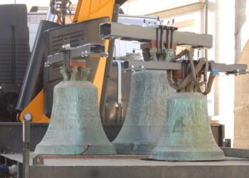 Thiesi: riposizionate le campane nella chiesa di Santa Vittoria