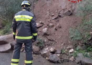 Maltempo nel Nuorese, gli interventi dei vigili del fuoco