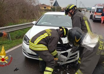 Incidente stradale all’ingresso di San Nicolò d’Arcidano