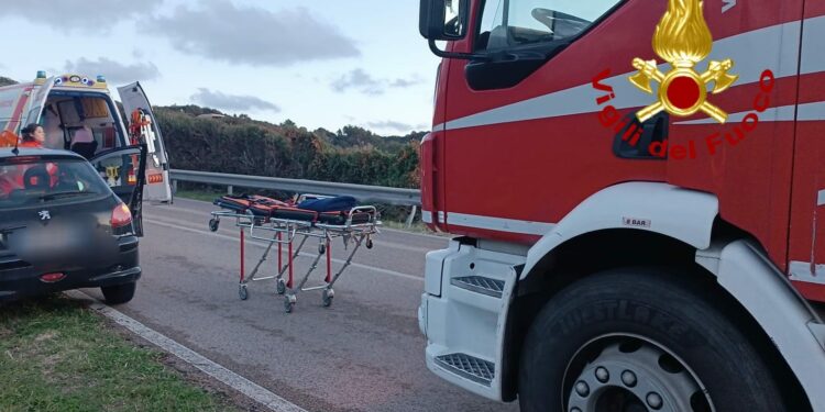 Alghero: incidente stradale sulla provinciale 105, feriti due giovani