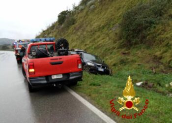 Incidente stradale nei pressi del bivio per Oniferi