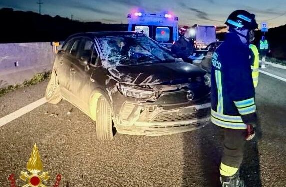 Olbia: incidente stradale sulla statale 729