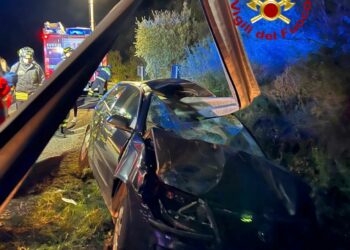 Olzai: incidente stradale sulla provinciale 4