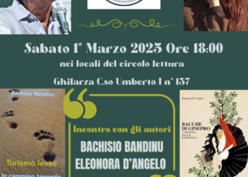 Sabato 1° marzo, a Ghilarza, il presidente del “Circolo di Lettura dal 1852”, Aldo Buiani, presenterà il dialogo letterario “Diari di viaggio in Sardegna”.