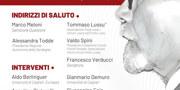 Il ricordo di Emilio Lussu a 50 anni dalla scomparsa, mercoledì 5 marzo l’evento al Senato