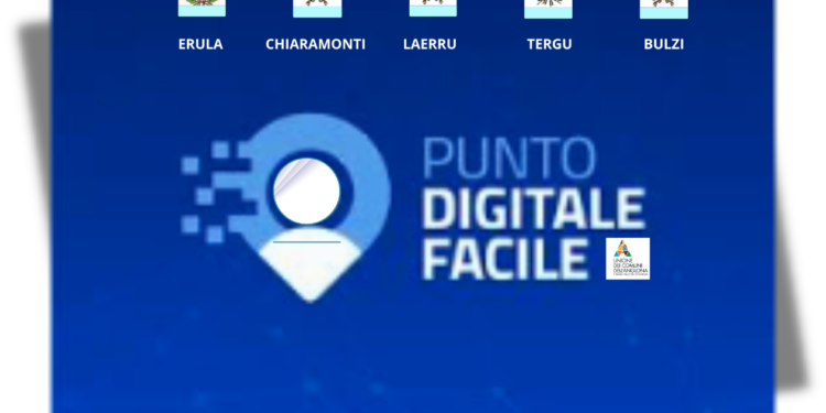 Bulzi, Chiaramonti, Erula, Laerru e Tergu: parte l’attività degli sportelli di facilitazione digitale