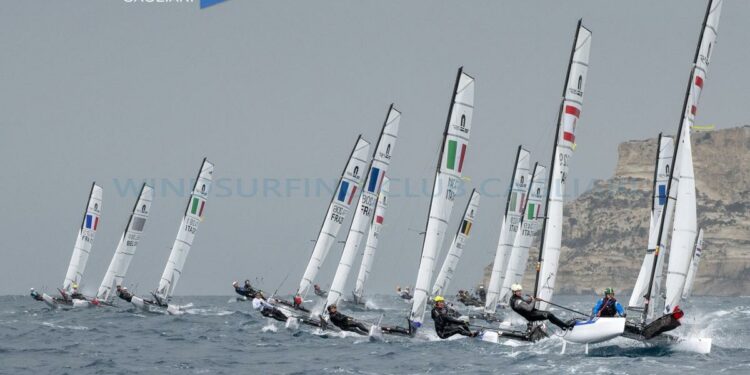 30 equipaggi al Windsurfing Club Cagliari per la prima Regata Nazionale Nacra 15, primo appuntamento delle Sailing Championship WCC 