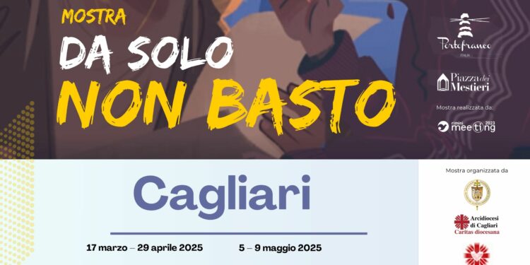 Lunedì 17 marzo, a Cagliari, verrà inaugurata la mostra «Da solo non basto. In viaggio con i ragazzi di Kayròs, Portofranco e Piazza dei Mestieri»