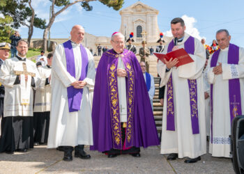 Si è svolta a Cagliari, nella Basilica di Nostra Signora di Bonaria, la solenne celebrazione del Precetto Pasquale Interforze