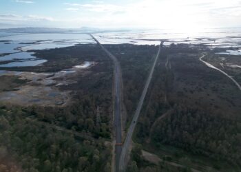 Proseguono i lavori per rendere a doppio senso la strada Conti Vecchi di Macchiareddu